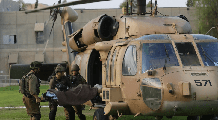 إخلاء قتلى جنود الاحتلال بالطائرات من غزة