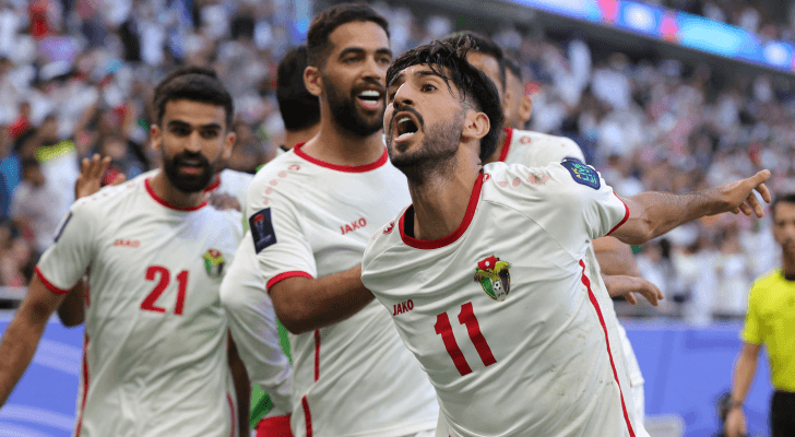 يزن النعيمات بعد تسجيله الهدف