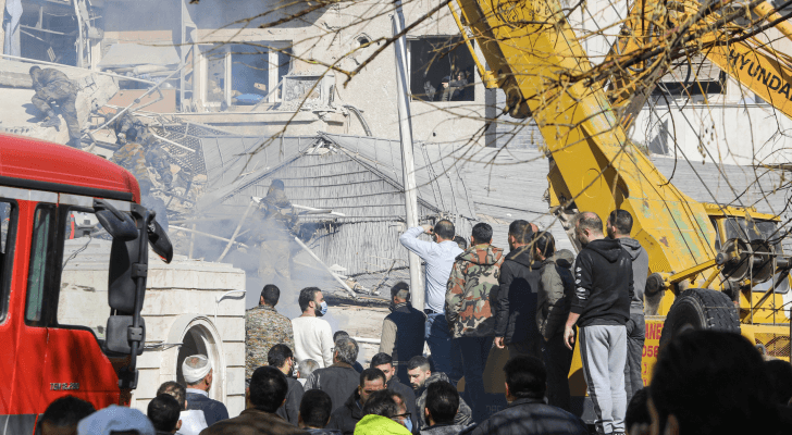 لحظة استهداف قوات الاحتلال الإسرائيلي قائدين إيرانيين في دمشق