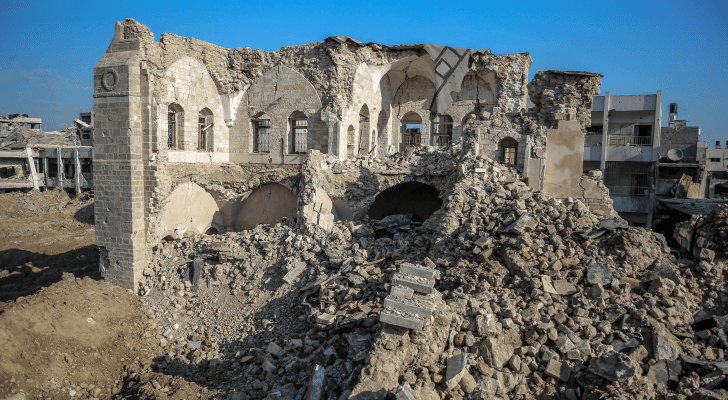 rصر الباشا في مدينة غزة والذي يضم متحفا ومدرسة للبنات