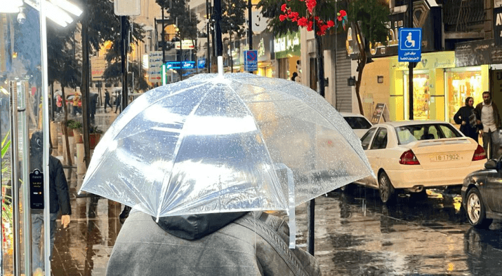 أمطار في العاصمة عمان