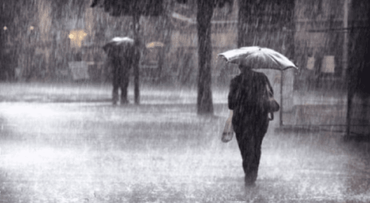 أمطار في العاصمة عمان
