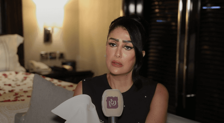 جانب من لقاء رؤيا مصر مع الفنانة غادة عبد الرازق