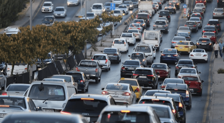 أزمة سير في العاصمة عغمان "أرشيفية"