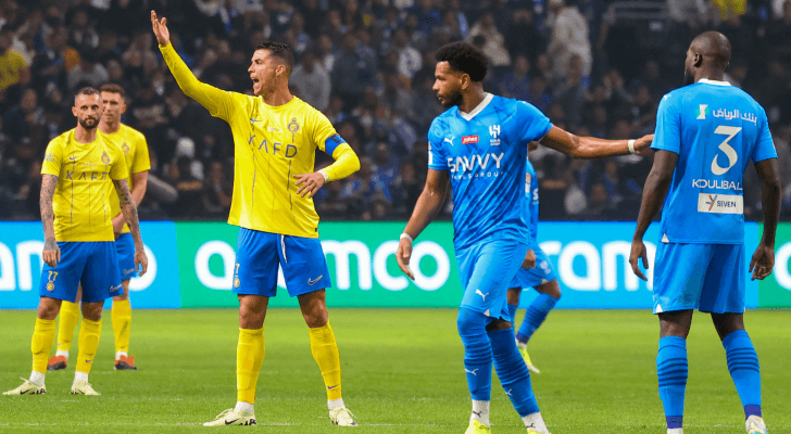 كريستيانو رونالدو في مباراة النصر والهلال