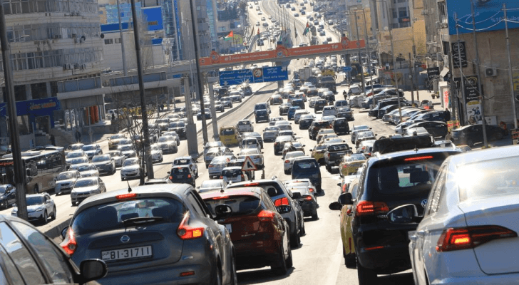 أزمة سير في العاصمة عمان