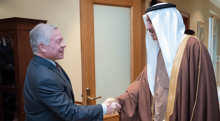 الملك يستقبل رئيس المجلس الوطني الاتحادي الإماراتي