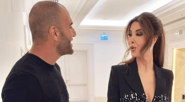 الفنانة اللبنانية نانسي عجرم والمدون "الإسرائيلي" أتيسيك بلاس