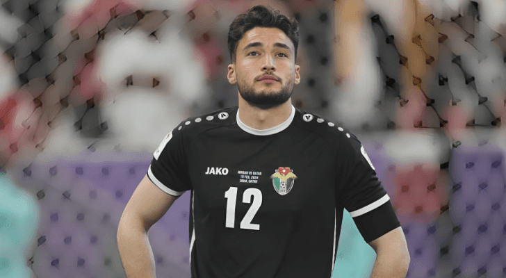 حارس مرمى الوحدات والمنتخب الوطني عبدالله الفاخوري