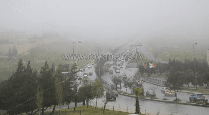 ضباب كثيف في العاصمة عمان