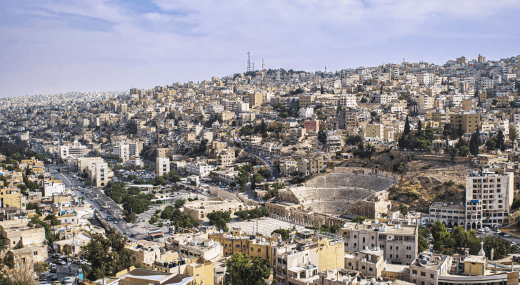 صورة عامة للعاصمة عمان