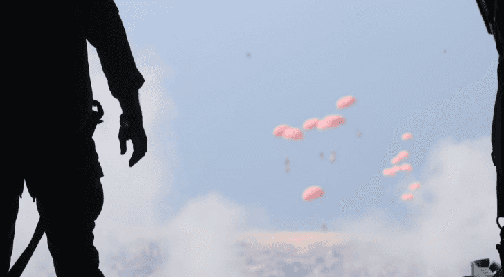 خلال عملية الإنزال