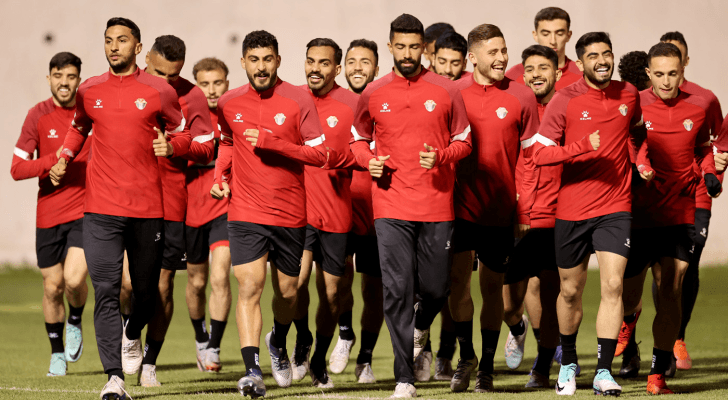 من تدريبات المنتخب الوطني