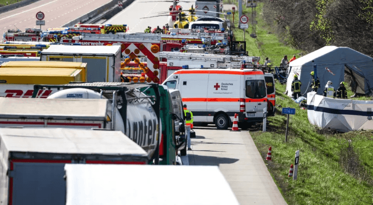 حادث حافلة في جنوب إفريقيا