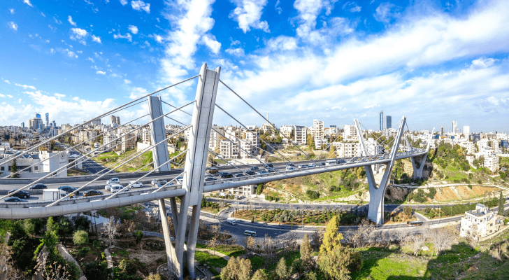 جسر عبدون في العاصمة عمان