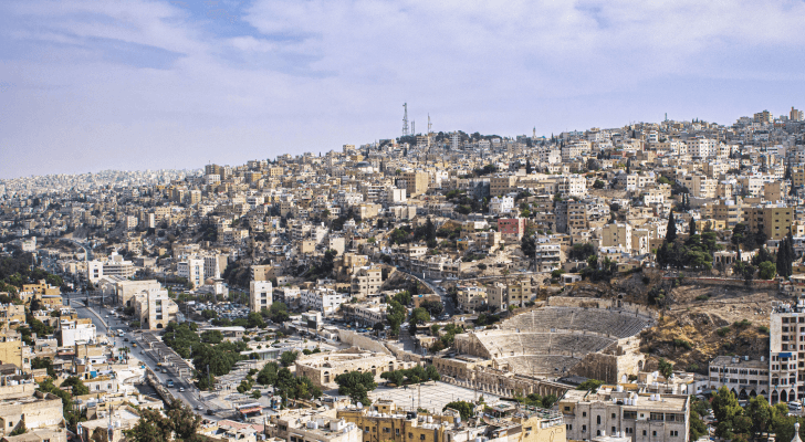 صورة عامة للعاصمة عمان