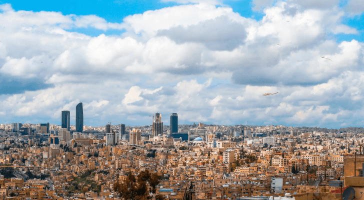 صورة تظهر أجواء العاصمة عمان