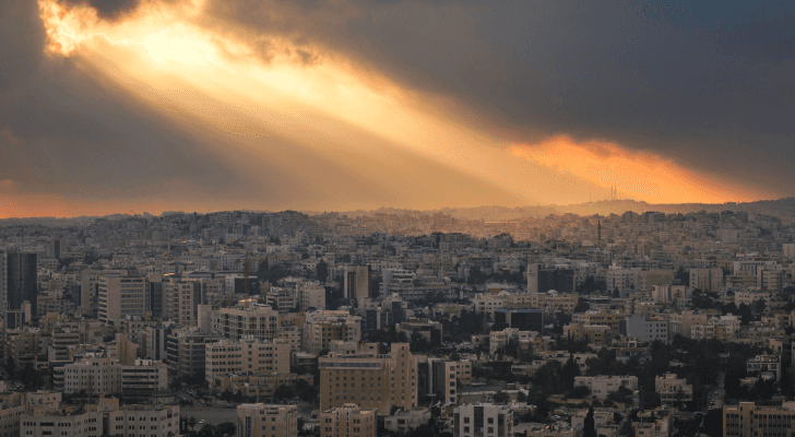 صورة عامة للعاصمة عمان