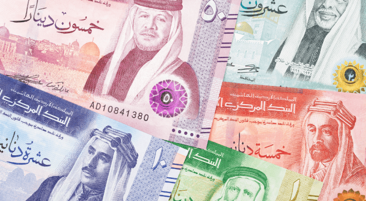 دنانير أردنية