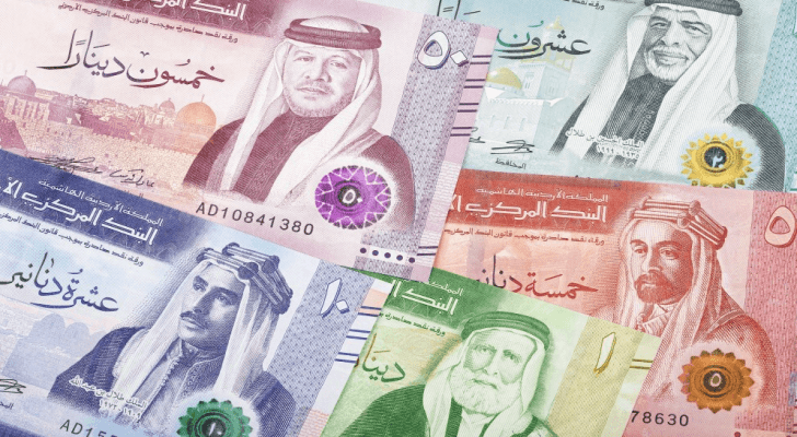 عملة ورقية أردنية