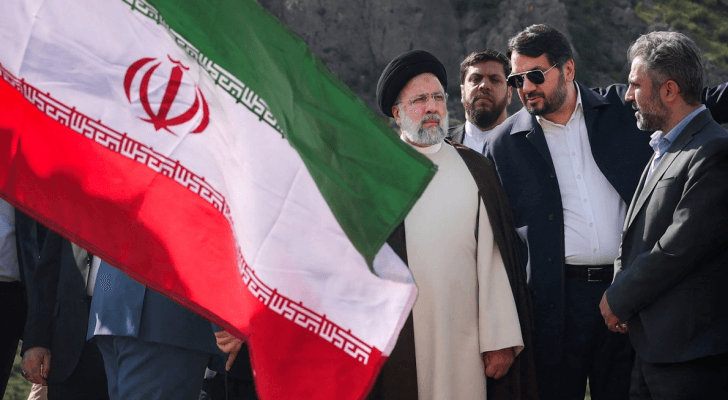 الرئيس الإيراني إبراهيم رئيسي في آخر ظهور له