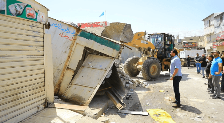 إزالة أكشاك مخالفة