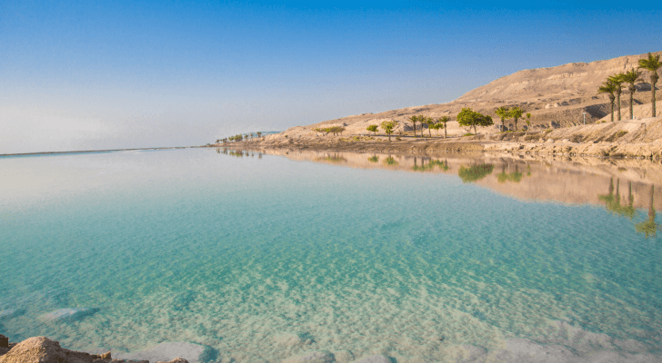 طقس حار في البحر الميت