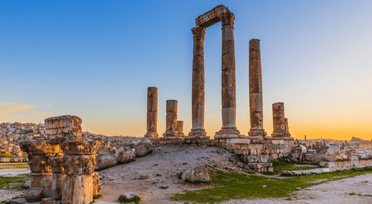 جبل القلعة في العاصمة عمان