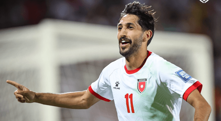 نجم المنتخب الأردني يزن النعيمات