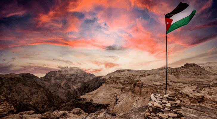 الشفق الأحمر في سماء الأردن "أرشيفية"