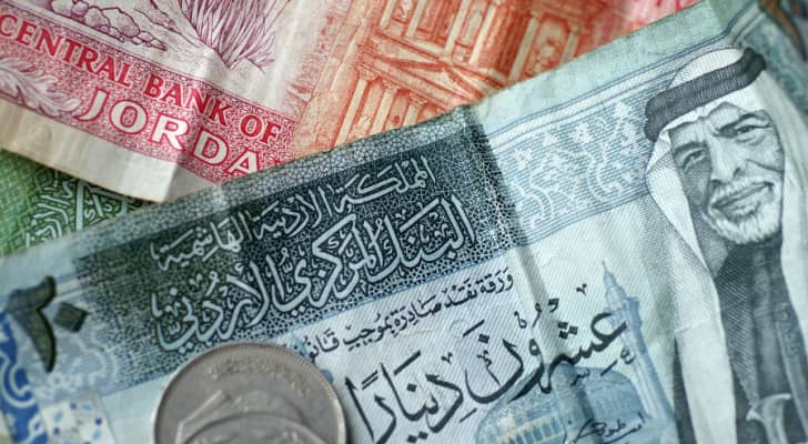 دنانير أردنية