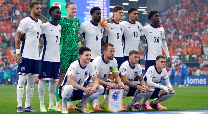 فريق إنجلترا في نصف نهائي بطولة يورو 2024