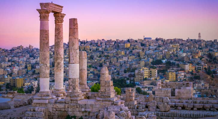 جبل القلعة في العاصمة عمان