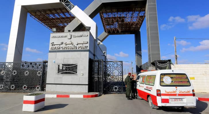 معبر رفح من الجانب الفلسطيني