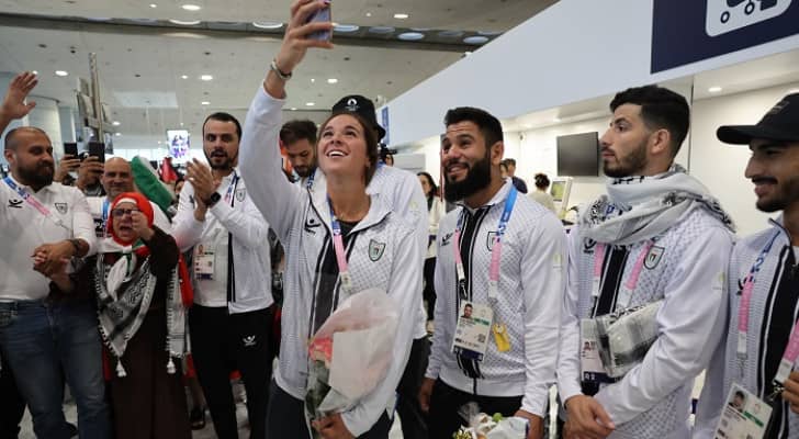 البعثة الفلسطينية المشاركة في أولمبياد باريس 2024