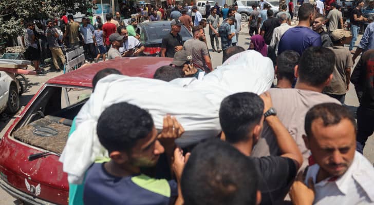 تشييع جثمان شهيد في قطاع غزة