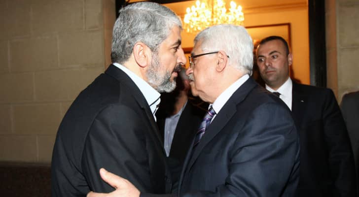 عباس وخالد مشعل