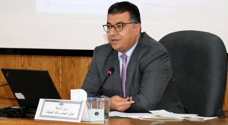 وزير الزراعة المهندس خالد الحنيفات