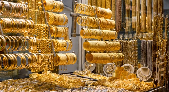 انخفاض أسعار الذهب بـ40 قرشا في الأردن ضمن التسعيرة الثانية
