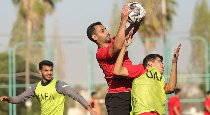 من تدريبات شباب الأردن
