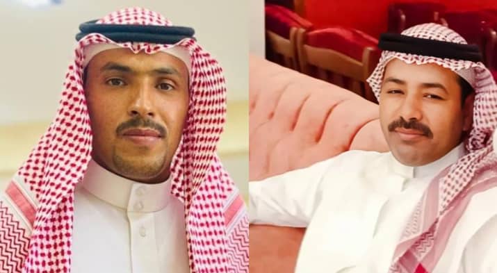 منفذ العملية ماهر ذياب الجازي يمينا وصاحب الصورة المتداولة يسارا