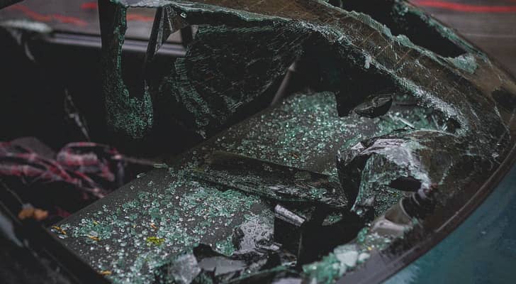 صورة تعبر عن حادث تصادم