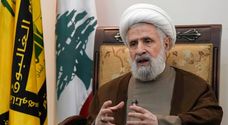 نائب الأمين العام لحزب الله اللبناني نعيم قاسم