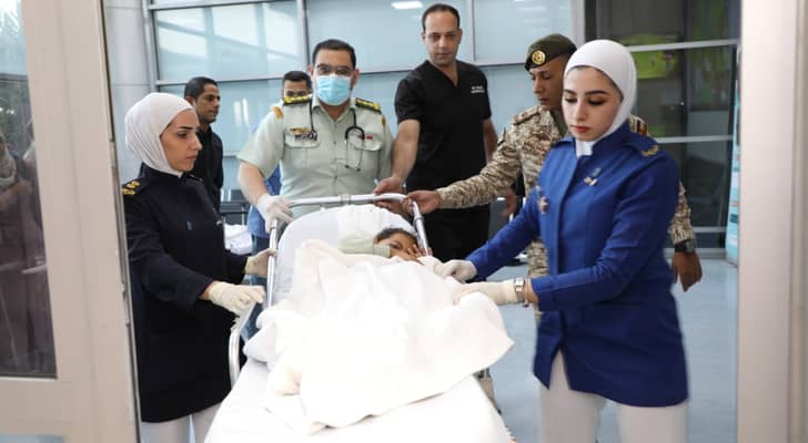 إخلاء الطفلة رغد الخوالي البالغة من العمر 4 سنوات