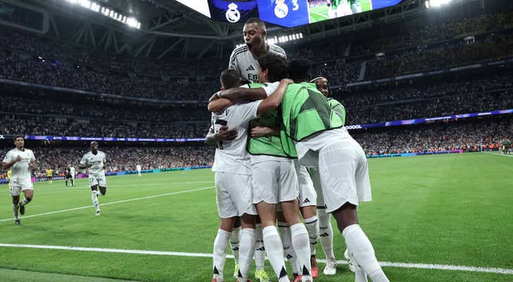 ريال مدريد خلال مباراة المرحلة الثالثة من دوري أبطال أوروبا لكرة القدم