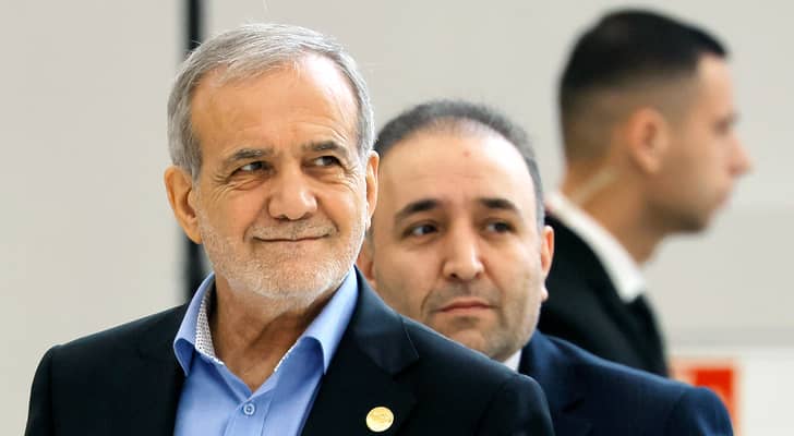الرئيس الإيراني مسعود بزشكيان