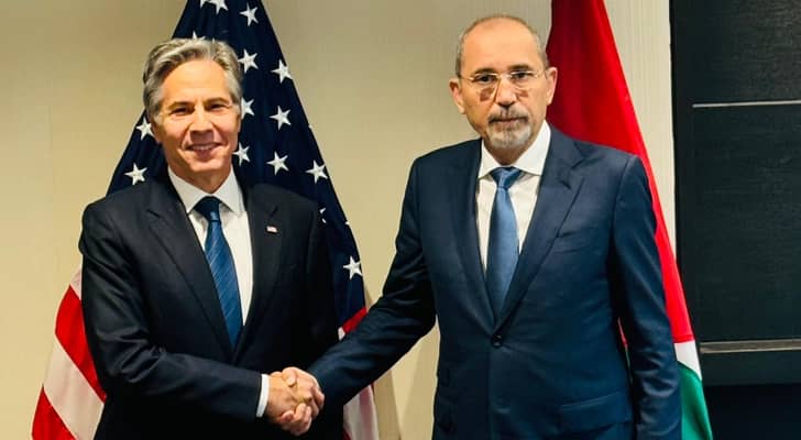 وزير الخارجية أيمن الصفدي ونظيره الأمريكي أنتوني بلينكن