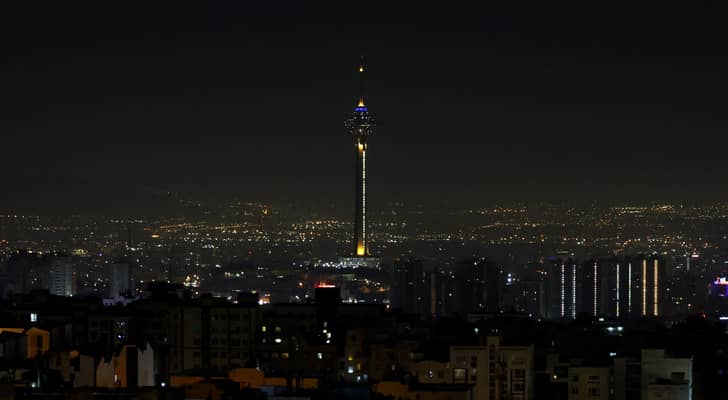 صورة عامة للعاصمة الإيرانية طهران