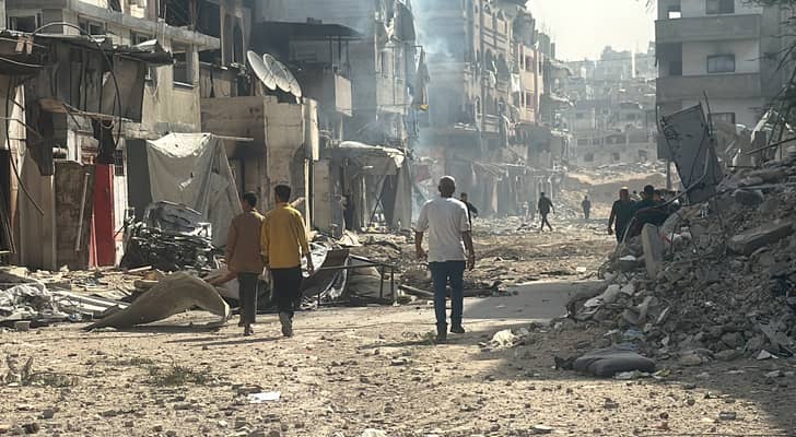 آثار الدمار في قطاع غزة