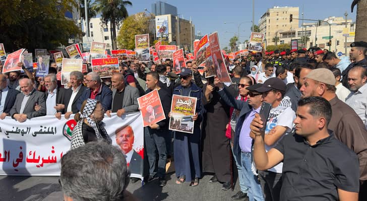 مشاركون بمسيرات تضامنية مع غزة ولبنان